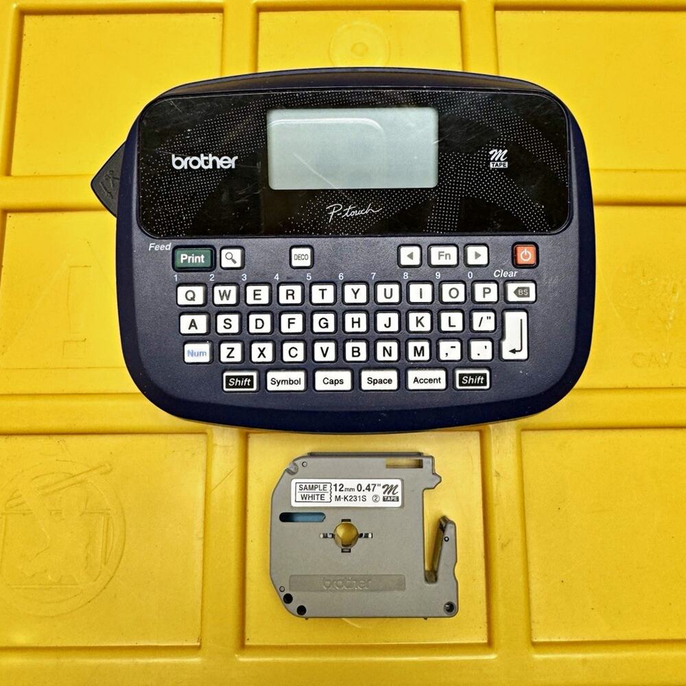 Brother P-touch PT-45 Handheld Thermal Label Maker Printer Black & White